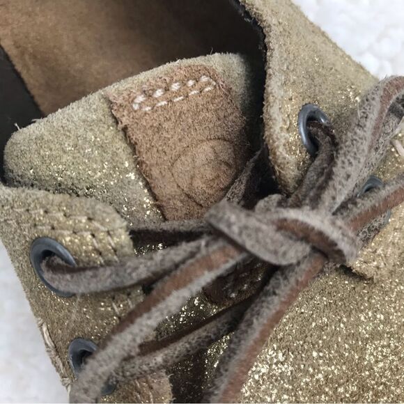 Ariat Cruiser Castaway Gold tone Lace Top Boat Shoes - Picture 6 of 10